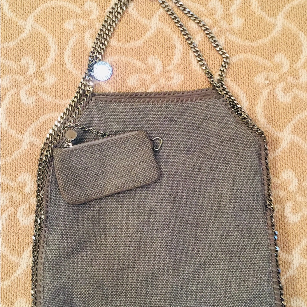 Stella McCartney Grey Tweed Falabella Tote